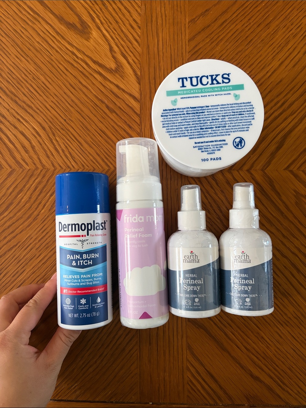 5 pcs Postpartum Care Bundle